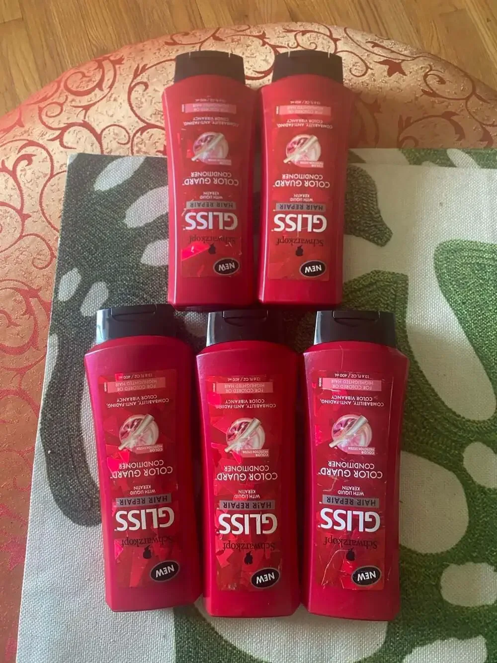 Schwarzkopf Gliss Hair Repair Liquid Keratin Color Guard Shampoo Conditioner Set